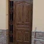 🚪✨ Descubre las puertas tipo madera de metal que marcarán tendencia en tu hogar