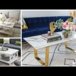 🌟✨Descubre la elegancia de una mesa de centro dorada: ¡El toque sofisticado que tu sala necesita!✨🌟