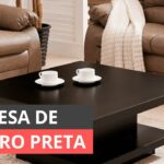 🖤 La mesa de centro negra ideal para tu sala de estar 🖤