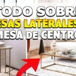 🌟 Descubre las mejores mesas laterales para sala 🛋️: ¡El complemento perfecto para tu espacio de estar!