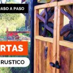 🚪💡 Descubre las exquisitas puertas rústicas de madera que transformarán tu hogar. ¡Déjate encantar por su estilo y calidez!